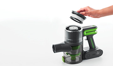 Tha image shows the upper part of the filter.