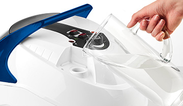 Polti Vaporetto Pro 100_Eco Power: remplir la chaudière avec de l'eau