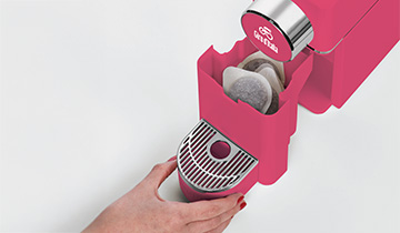 Behälter für gebrauchte Pads