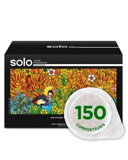 150 Cápsulas SOLO Caffè Monorigine Tanzania E.S.E Compostáveis
