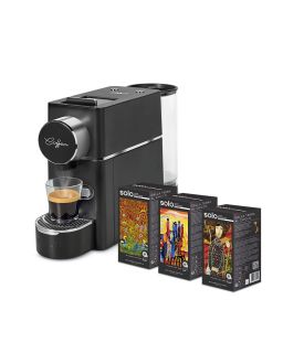 Polti Coffea S18B con KIT degustación 54 cápsulas E.S.E.