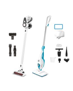 Pack exclusif Web - Aspirateur Balai  + Nettoyeur vapeur 