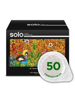 SOLO CAFFÉ MONORIGINE  TANZANIA 50 CÁPSULAS E.S.E COMPOSTABLES