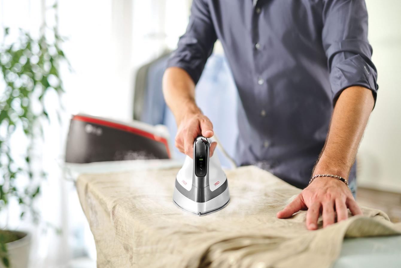 Quais são as características de um ferro a vapor?