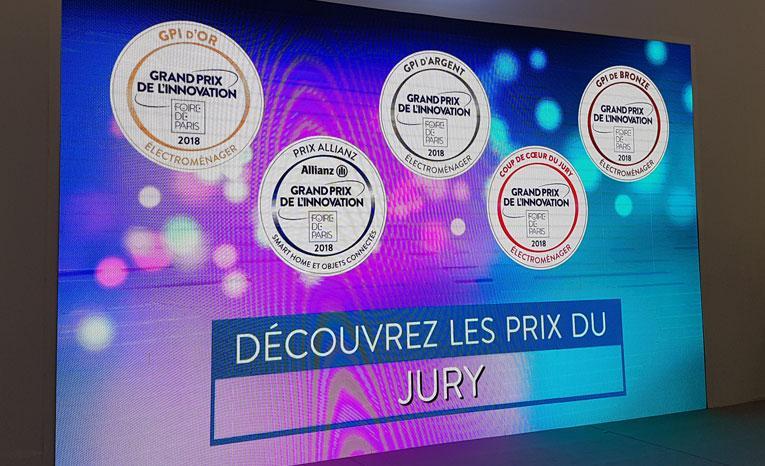 La Vaporella remporte le Grand Prix de l'Innovation OR à la Foire de Paris 2018.