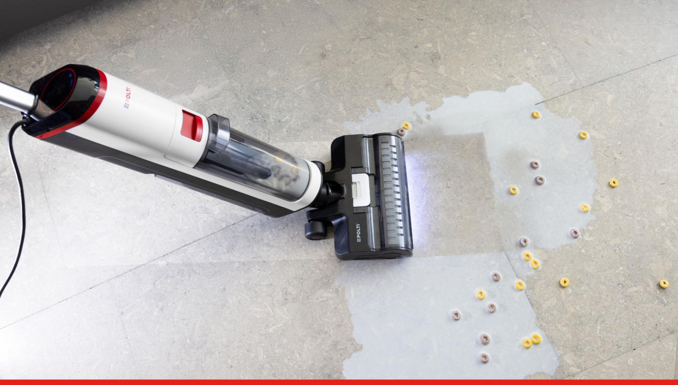 Nettoyez, lavez et assainissez en un seul passage avec Polti RollySteam