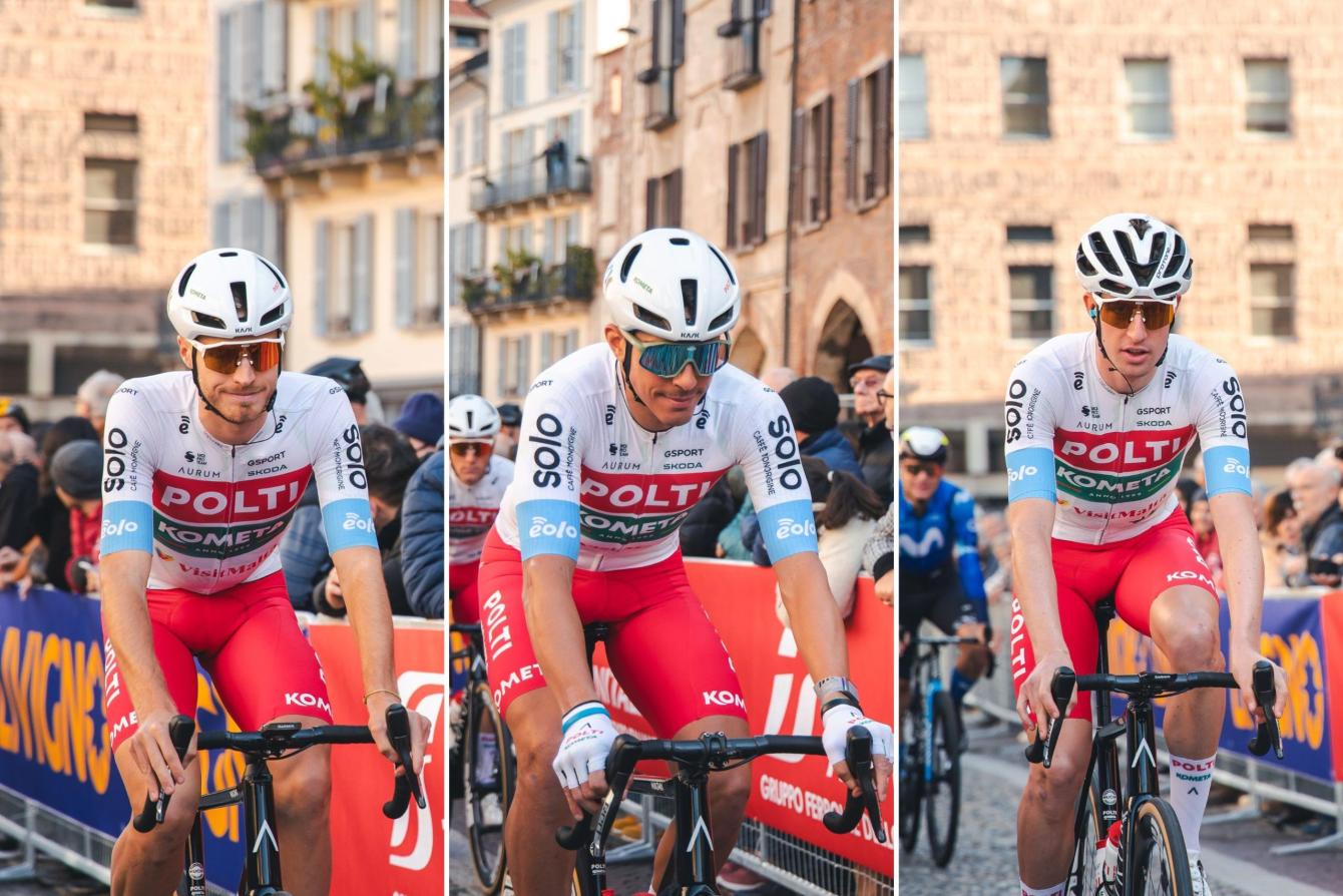 Plus de 250 kilomètres d'échappée pour Pietrobon, Maestri et Bais dans le San Remo le plus rapide de tous les temps