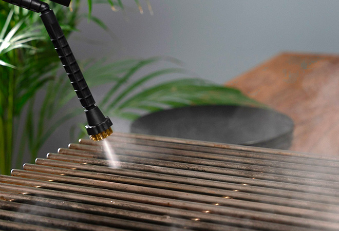 Polti steam cleaning cooking grill