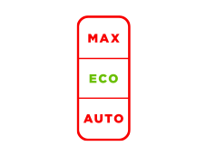 3 programmi: ECO MAX AUTO
