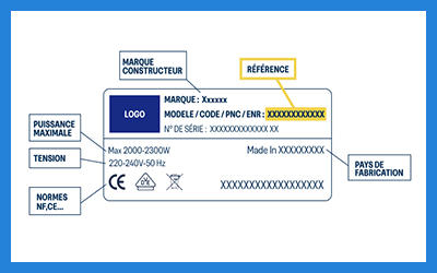 Pièces détachées Polti sur Spareka: rensiegner la référence